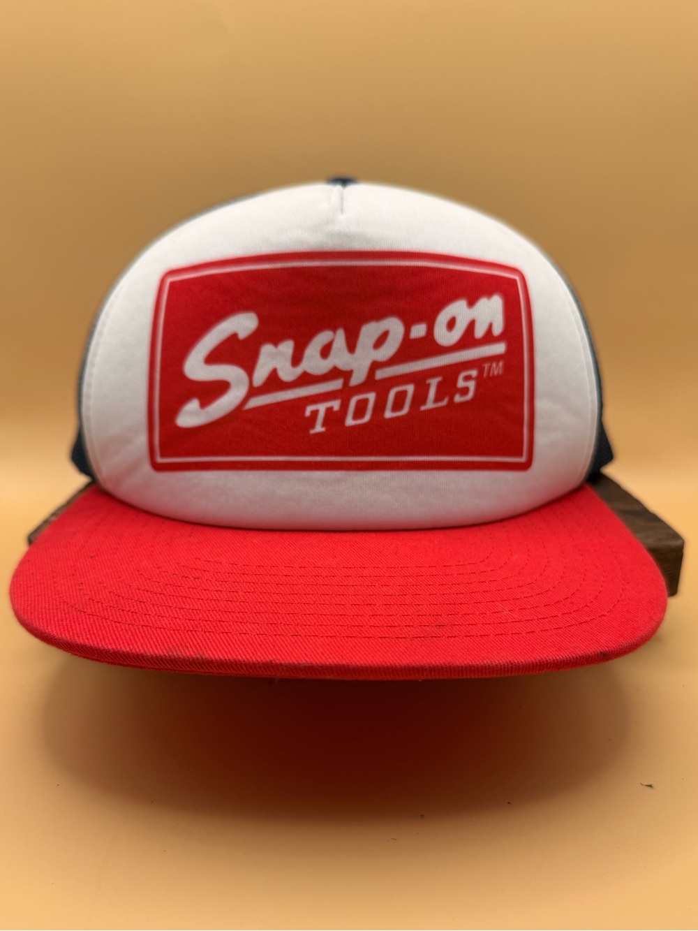 Snap-On Tools Trucker Hat Red White Blue Mesh Snapback Official Licensed 2012